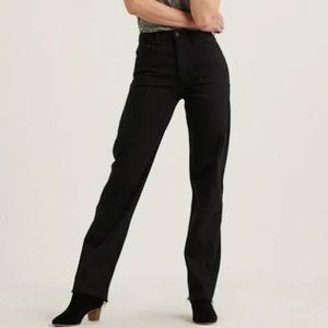Lucky Brand High Rise Relaxed Stove Pipe Jeans, Black - NWOT (14 x 32)